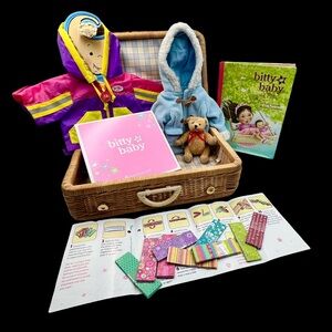 American Girl Bitty Baby Wicker Basket Outfits Bitty Bear Bitty Baby and Me Book